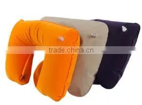 U-Shaped Inflatable Travel Cushion Neck Pillow Soft Camping Air Pillow thumbnail-4