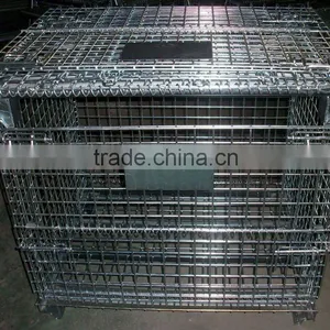 Stackable Folding Wire Basket thumbnail-1