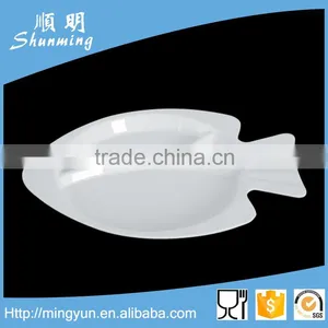White Melamine Snack Tray thumbnail-1