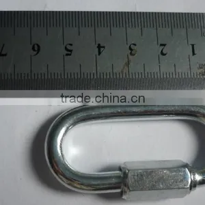 Steel Electric Galvanized Pear Shaped Quick Link Produced Carabiner Rigging Hardware Manufacturer thumbnail-4