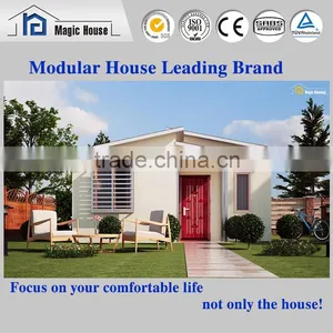 Low Cost Fireproof& Earthquakeproof Steel Concrete Panel Houses Prefabricated House Price thumbnail-1