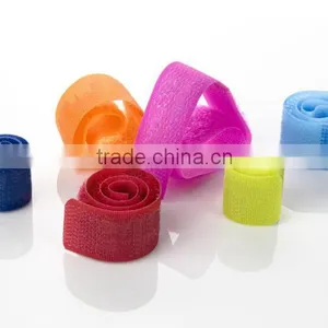 Logo Printing Adjustable Hook and Loop Cable Ties in Good Quality Quality Choice thumbnail-2