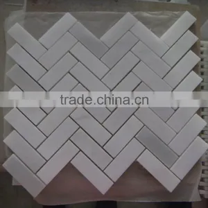 Hot Eastern White Marble Mosaic (HMM-072) on Sales thumbnail-2