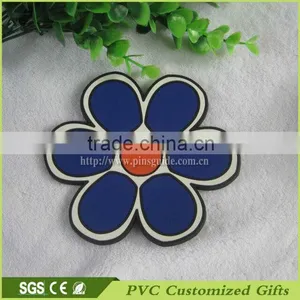 Customized Logo Flower Shape Plastic Cup Coaster thumbnail-3