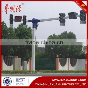 Hot Sale Steel Pole One Set of Traffic Light Pole for Road Signal Applicaiton thumbnail-1