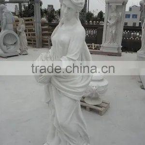 Hand Carved White Marble Stone Famous Contemporary Sculptures thumbnail-1