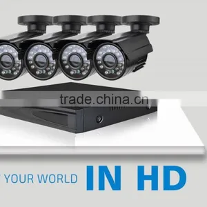 Home 4 Channel Full AHD 960H Dvr System With 1200tvl Outdoor Indoor Security Camera System Cctv Dvr Kit thumbnail-3