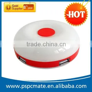 Round LED 4 Port Usb 2.0 HUB thumbnail-1