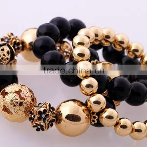 >< SW16634 Wholesale Fashion Women's Beaded Elastic Bracelet / Quality Choice thumbnail-4