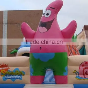 Cheap Inflatable Fun City for Sale,spongebob Inflatable Fun City for Kids thumbnail-2