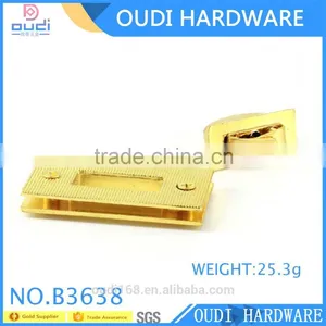 2016 the Most Popular Zinc Alloy Light Gold Bag Accessories Turn Lock. thumbnail-5
