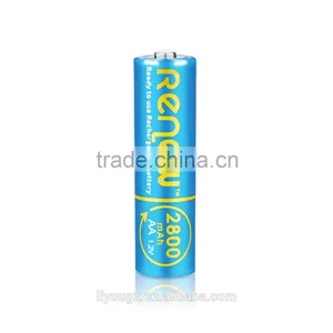 RENEW Brand NiMH AA 2800mAh Ready-To-Use AA Rechargeable Batteries 12 Pack thumbnail-2