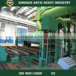 Steel Fabrication Roller Conveyor Shot Blasting Machine thumbnail-1