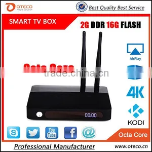 Android 5.1 Octa Core Android tv Box RK3368 4K tv Box HD H.265 Bluetooth 4.0 2GB 16GB KODI Media Player thumbnail-1