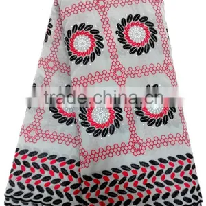 New Products Cotton Lace Embroidery Fabric/high Quality Voile Lace Fabric Nigerian African thumbnail-1