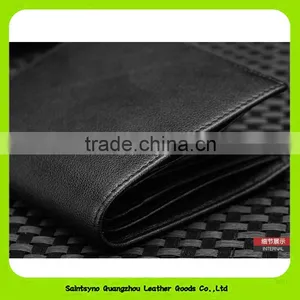 16389 Wholesale Classical Top Grain Leather Wallets for Men Personalized thumbnail-6