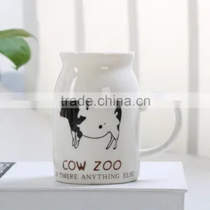 Direct Manufacturer 12 OZ Ceramic Cow Design Milk Mugs thumbnail-2