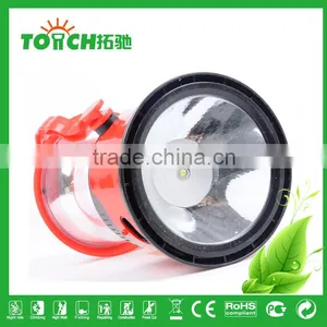 Vintage Design Red&Yellow Color ABS Plastic Lantern Solar LED Camping Light With 3w Torch Light thumbnail-5