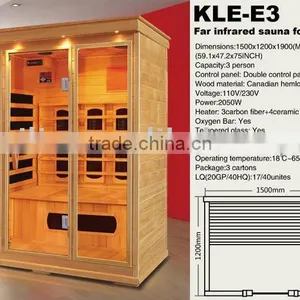 3 Person Infrared Sauna (CE RoHS Approval) thumbnail-1