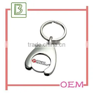 Supermarket Shopping Cart Trolley Coin Keychain thumbnail-4