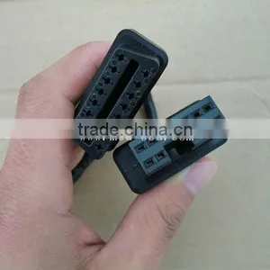 OBD2 Cable 16P FEMALE for MITSUBISHI 12P OBD2 Adapter thumbnail-1