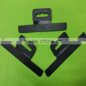 Euro Hole Black Tab for Package Hanging on Display Hook thumbnail-3