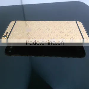 Luxury 24k Gold Housing for Iphone 24ct Gold Back Cover Diamond Full Housing thumbnail-5
