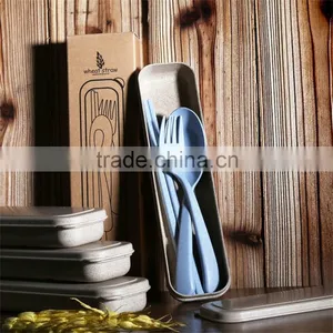 Natural Wheat Straw China Wholesale Tableware Set thumbnail-2