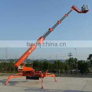 For Sale China 30m Aluminium Mobile Spider Lifts thumbnail-1