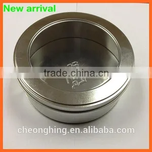 Wholesale Round Tin Can With Clear Window thumbnail-1