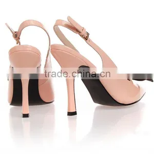 2016 Popular Pink Real Leather High-end High Heel Fashionalbe Women Lovely Pumps thumbnail-3