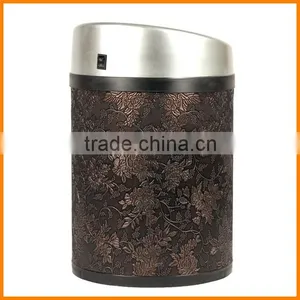 Automatic Stainless Steel Sensor Trash Creative Home Bathroom Wastebasket Covered Large European Shipping thumbnail-3