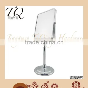 Chrome Metal Table Style Square Parabolic Mirror thumbnail-1
