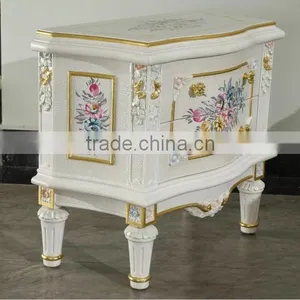 Rococo 2 Drawers Bedside Cabinet - Antique Spanish Furniture thumbnail-2