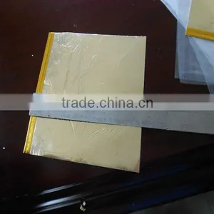 Imitation Gold Leaf in Booklet 14x14 Bronze Leaf 6sheet/booklet Under Plastic Film thumbnail-1