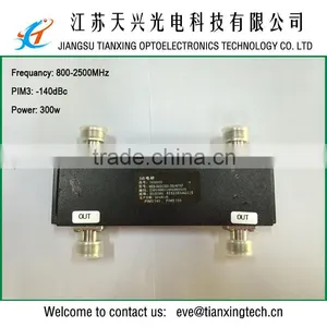 800-2500MHz 300W -140dBc 2 in 2 Out 3db RF Hybrid Coupler thumbnail-1