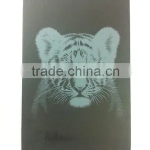 Tiger Print Inkjet Engraving Card/Scratch Art Foil Paper/foil Card/Scratch Foil Paper Engraving Art Quilling Art Paper thumbnail-1