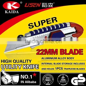 Tool Cutter 22mm Snap Off Blade Aluminium Alloy Utility Knife Tool Knife thumbnail-1