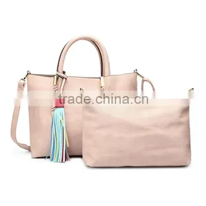 Dongguan Factory Fashion Ladies Handbag Wholesale Leather Set Handbag thumbnail-4