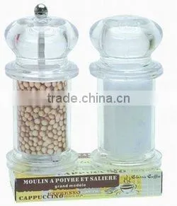 2pcs Acrylic Cruet Set,spice Jar,plastic Pepper Storage thumbnail-1
