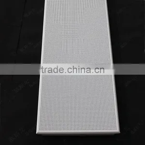 Ousilong Acoustic 600x1200mm Perforated Clip in False Aluminum Ceiling Tiles thumbnail-2