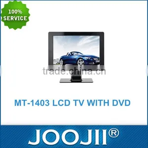 TV LED 14-15 Inch Design 2016+LED Flat Screen Television With DVD, USB/SD, Game, Quality Choice thumbnail-1