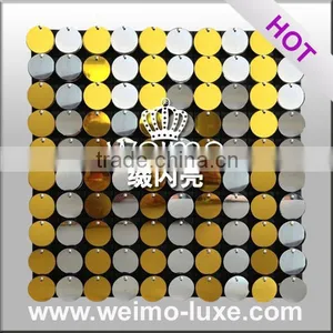 2016 Gold Sequins Panel For Clothes Shop Decoration thumbnail-6