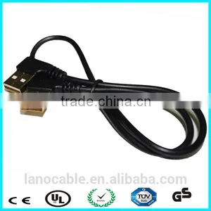 1M Black 90 Degree Usb2.0 Charging Cable thumbnail-1
