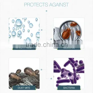 Quilted Waterproof Hypoallergenic BedBug Mattress Pad Cover Protector thumbnail-5