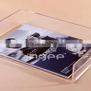High Quality Clear Desk Acrylic Files Tray File Tray thumbnail-4