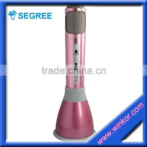 BBQ KBQ-604 10W 1200mAh Dual 3 Inch Mini Portable Karaoke Speaker System Player thumbnail-1