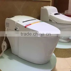 Auto Body Cleaning Floor Mounting Energy Saving Smart Automatic Toilet thumbnail-1