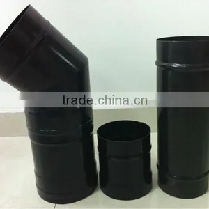 CE Enamel Chimney Flue Pipe 90 Degree Elbow Enamel Chimney Flue Pipe thumbnail-4
