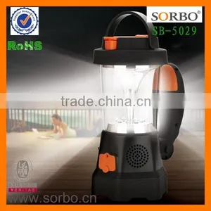 Portable Night Fishing LED Lantern With FM & AM Radio - Rechargeable Battery for Phones thumbnail-2
